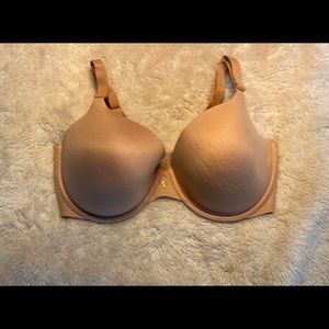 VS 38DD nude lightly lined full coverage underwire